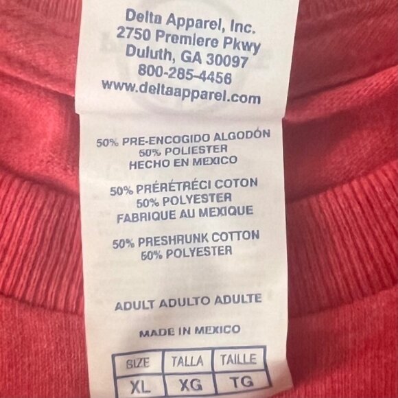 Delta Graphic Tshirt I Turn Grills On Mens XL Red Summer Funny - Picture 5 of 6